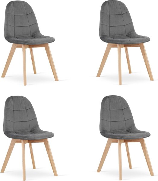 Židle Valora BORA x4 | Sada sedadel pro moderní interiérový design