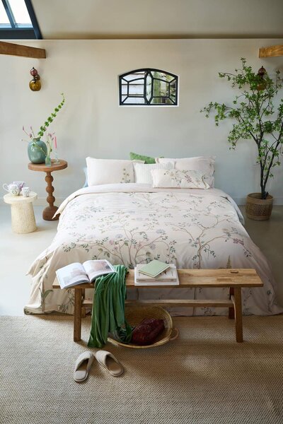 Pip Studio perkálové povlečení Desi Garden White - 140 x 200 cm