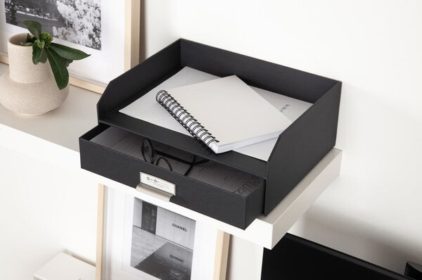 Kartonový organizér na dokumenty se zásuvkou Walter – Bigso Box of Sweden