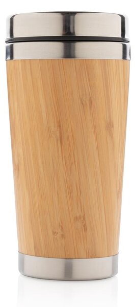 Termohrnek Bamboo, 450ml, XD Design, hnědý