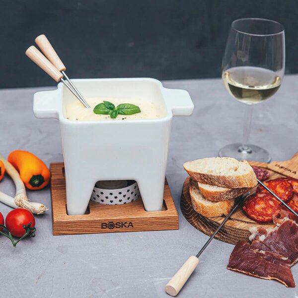 Sada na fondue Tapas, 600ml, Boska, bílá