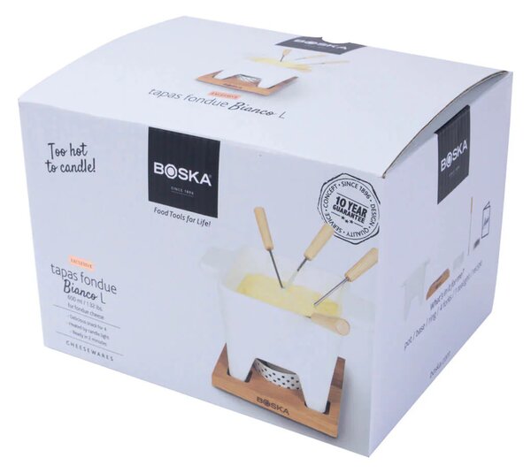 Sada na fondue Tapas, 600ml, Boska, bílá