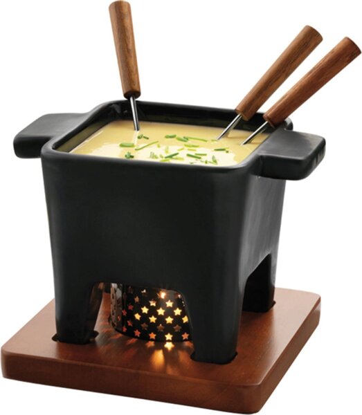Sada na fondue Tapas, 600ml, Boska, černá