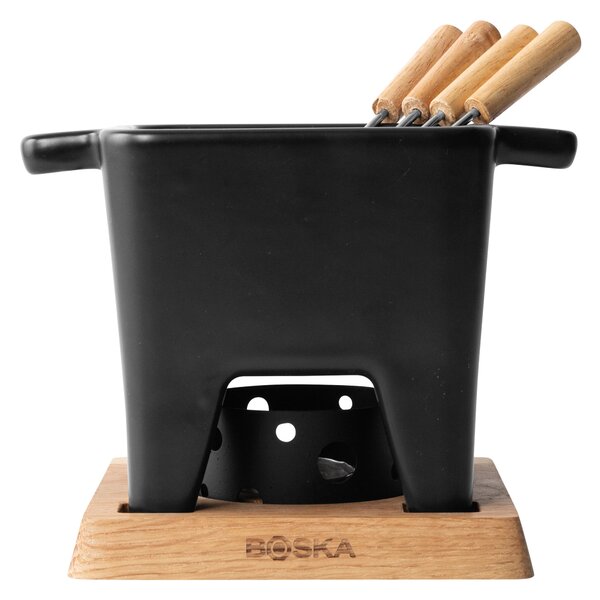 Sada na fondue Tapas, 600ml, Boska, černá