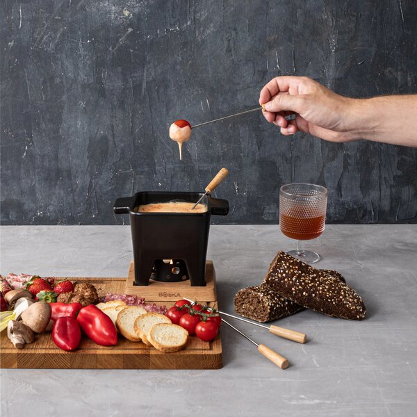 Sada na fondue Tapas, 600ml, Boska, černá