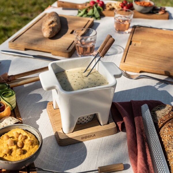 Sada na fondue Tapas, 600ml, Boska, bílá