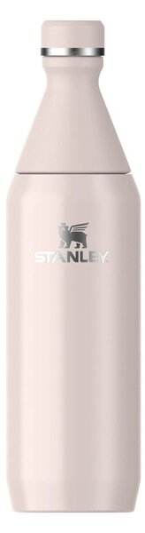 Světle růžová nerezová lahev 600 ml All Day Slim – Stanley