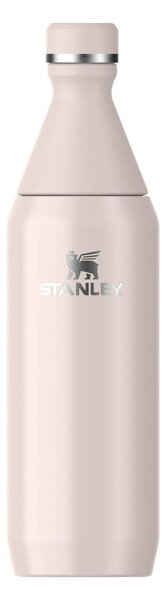 Světle růžová termoláhev z nerezové oceli 600 ml All Day Slim Bottle Rose Quartz – Stanley