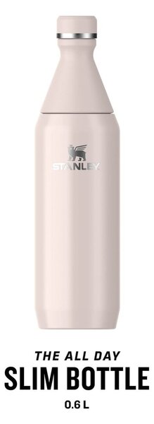 Světle růžová termoláhev z nerezové oceli 600 ml All Day Slim Bottle Rose Quartz – Stanley