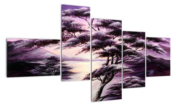 Abstraktní strom - obraz (150x85cm)