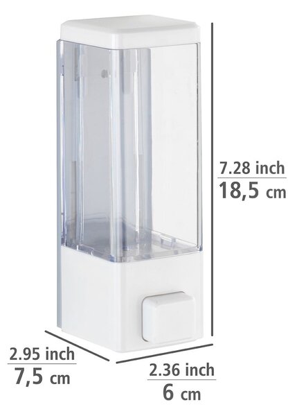 Bílý nástěnný plastový dávkovač mýdla 320 ml Istres – Wenko