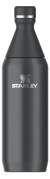 Černá termoláhev z nerezové oceli 600 ml All Day Slim Bottle Black – Stanley