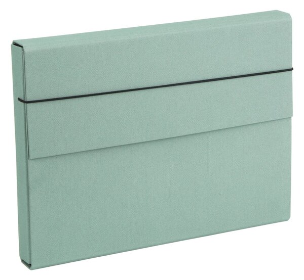 Zelený kartonový organizér Olof Canvas Paper Laminate – Bigso