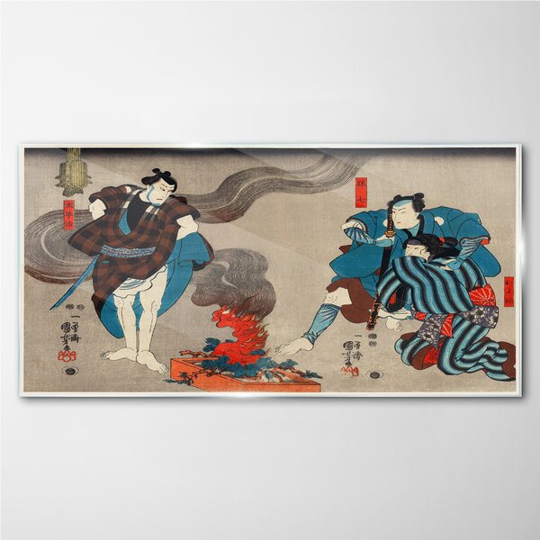 Obraz na skle Obraz na skle Asijské tradiční samuraj