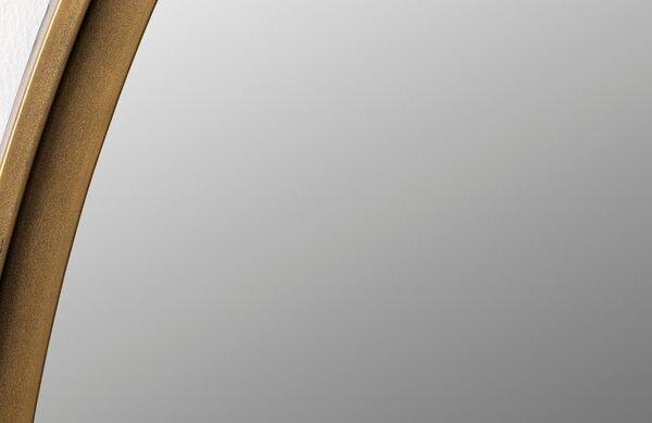 White Label Mosazné oválné závěsné zrcadlo WLL Matz M