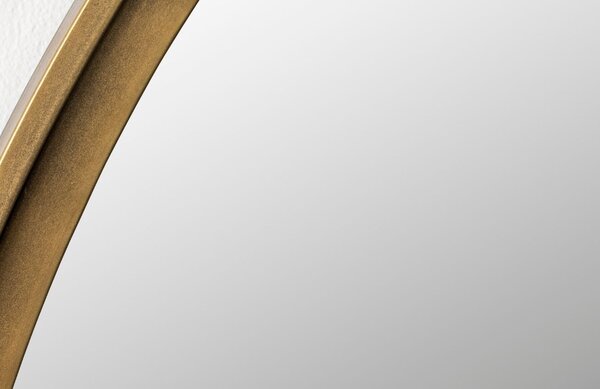 White Label Mosazné oválné závěsné zrcadlo WLL Matz L