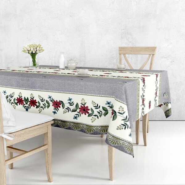 Ubrus PVC DC-1080 – Květinová elegance (různé velikosti)
