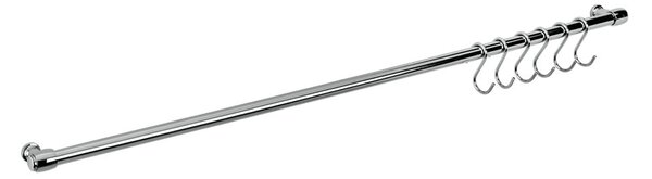 Závěsná tyč do kuchyně z pochromované oceli Lonardo – Metaltex