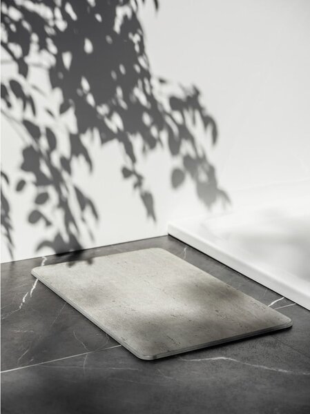 Světle hnědá koupelnová předložka z křemeliny 39x60 cm Puna – Wenko