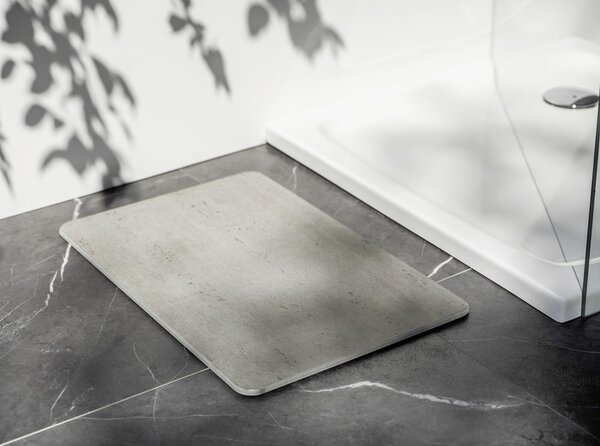 Světle hnědá koupelnová předložka z křemeliny 39x60 cm Puna – Wenko