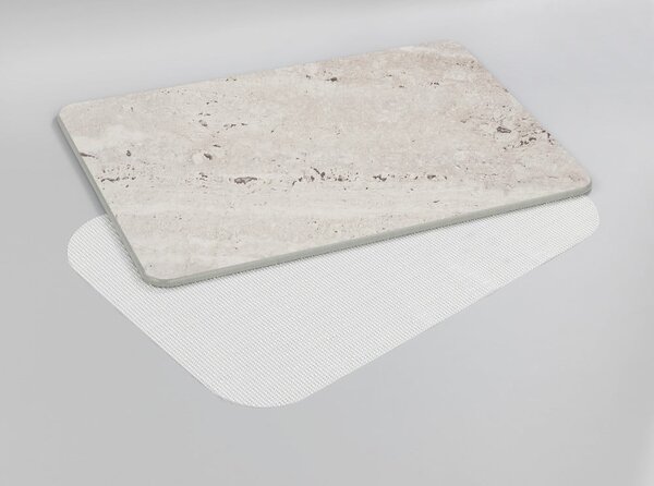 Světle hnědá koupelnová předložka z křemeliny 39x60 cm Puna – Wenko