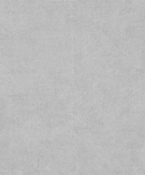 Vliesová tapeta na zeď, šedá, imitace látky, PRI404, The Texture Book, Masureel