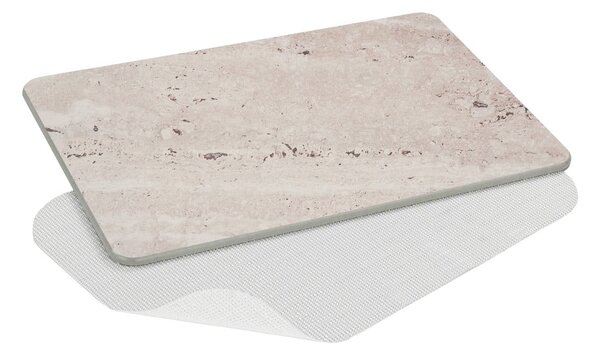 Světle hnědá koupelnová předložka z křemeliny 39x60 cm Puna – Wenko