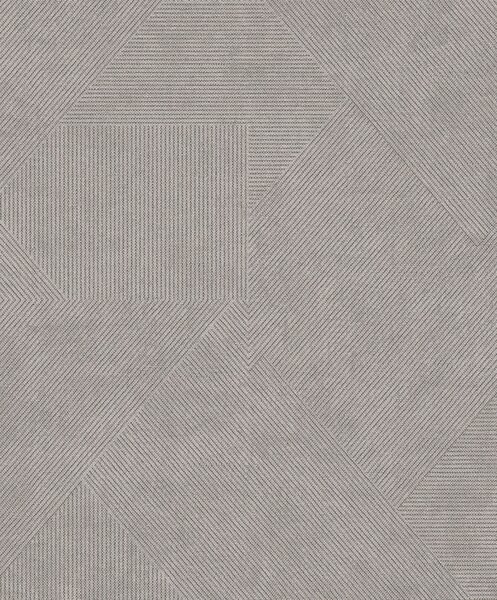 Vliesová tapeta na zeď, šedá, imitace látky, PRI403, The Texture Book, Masureel