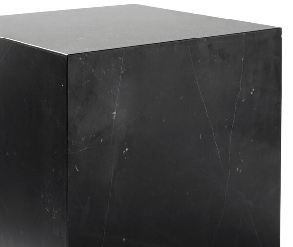 Audo CPH Černý mramorový noční/odkládací stolek AUDO PLINTH 40 x 40 cm
