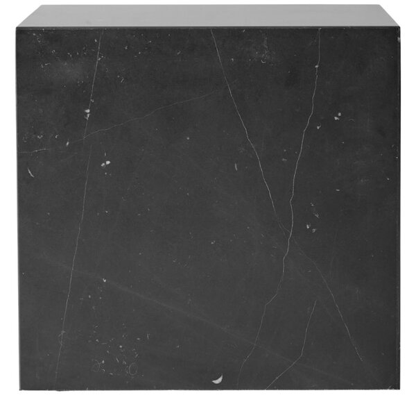 Audo CPH Černý mramorový noční/odkládací stolek AUDO PLINTH 40 x 40 cm