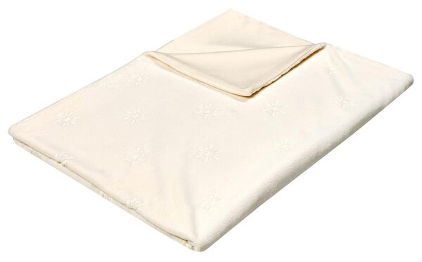 Livarno® Hebká deka, 130 x 170 cm (bílá) (100396242003)