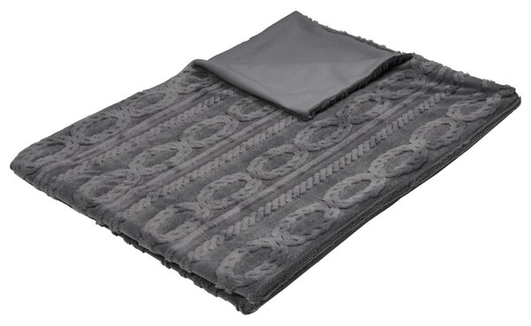 Livarno® Hebká deka, 130 x 170 cm (antracitová) (100396242001)