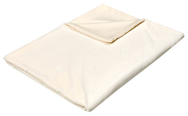 Livarno® Hebká deka, 130 x 170 cm (bílá) (100396242003)