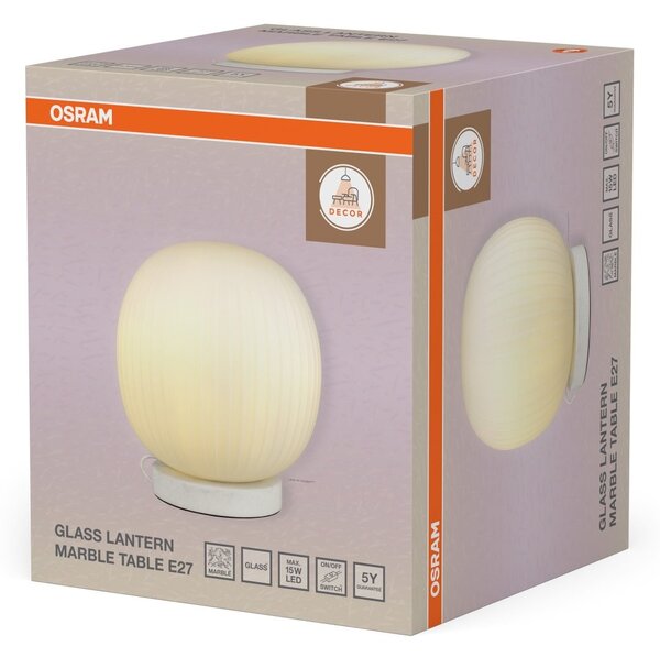 Dekorativní Stolní Stojací lampa Decor Glass Lucerna E27