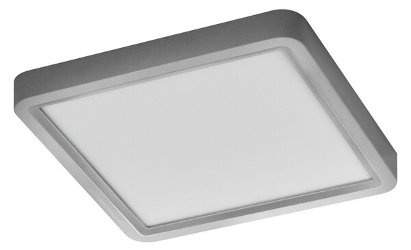 Stříbrný LED Panel ORBIS 245x245mm 20W Click Stmívatelný, Teplá Bílá