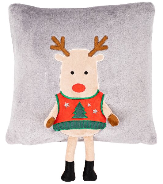4Home Vánoční povlak na polštářek Xmas Reindeer, 40 x 40 cm