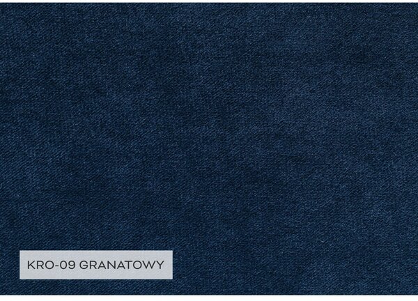 Tmavě modrá sametová rozkládací rohová pohovka (pravý roh) Lofty Lilly – Miuform