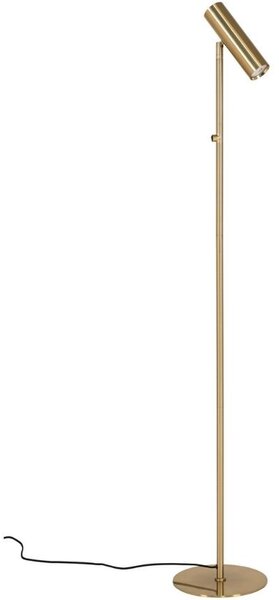 Nordic Living Zlatá kovová stojací lampa Aris 150 cm