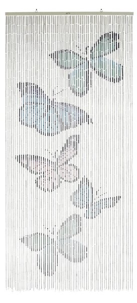 Bambusový závěs do dveří 200x90 cm Butterflies - Maximex