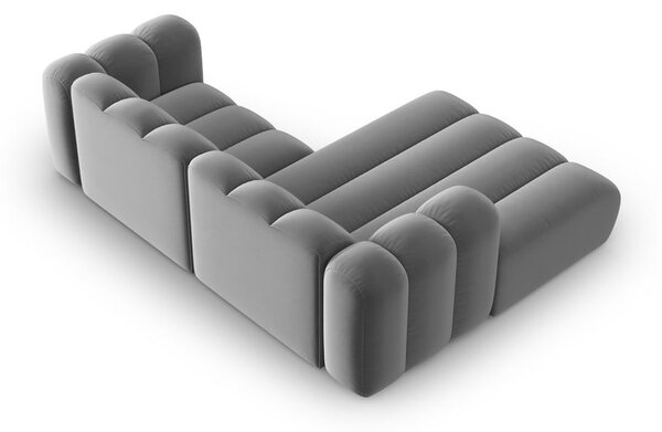 Světle šedá rohová pohovka (levý roh) Lupine – Micadoni Home