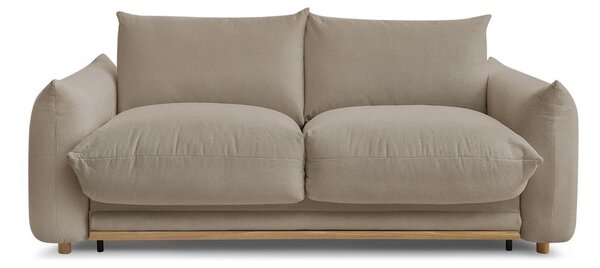 Béžová rozkládací pohovka 214 cm Ernest – Bobochic Paris