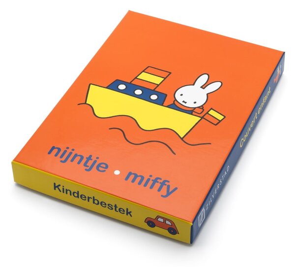 Nerezový dětský příbor ve stříbrné barvě 4 ks Miffy – Zilverstad