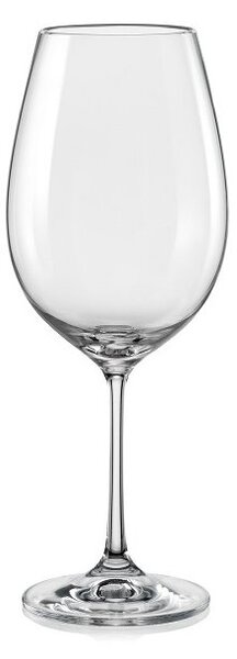 Crystalex - Bohemia Crystal Sklenice na bílé i červené víno Viola 550 ml, 6 ks