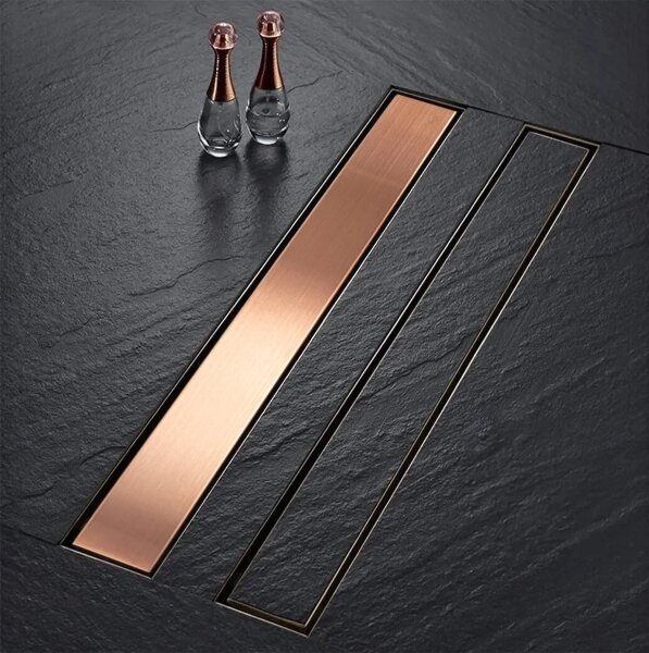 REA-G4800 - Odtokový žlab NEOX PRO 60 cm kartáčovaná měď