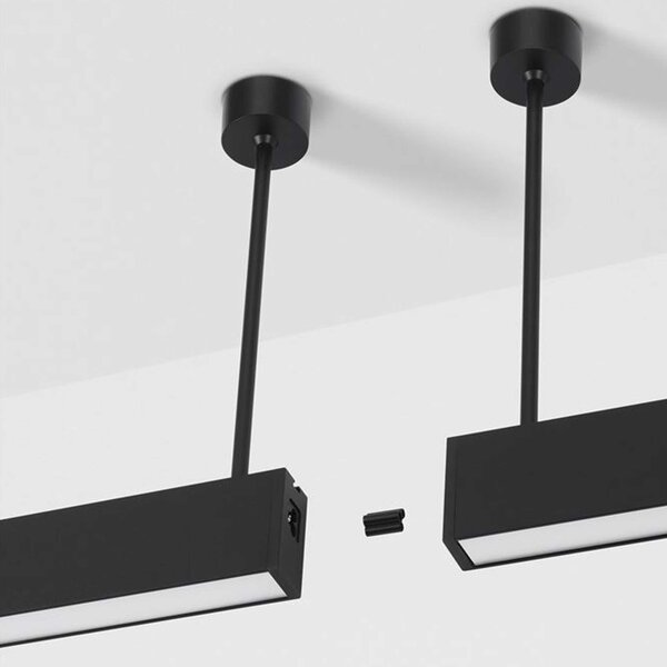 Nova Luce Lina Opal LED liniové přisazené stropní svítidlo spojovatelné 278 mm3000K