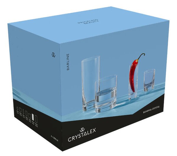 Crystalex Sklenice BARLINE 300 ml, 6 ks