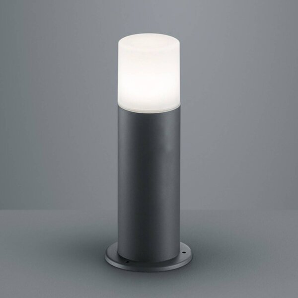 Trio Lighting Světlo Hoosic s hliníkovou základnou odlévanou pod tlakem, antracitová barva, Černá, Hliník, Moderní