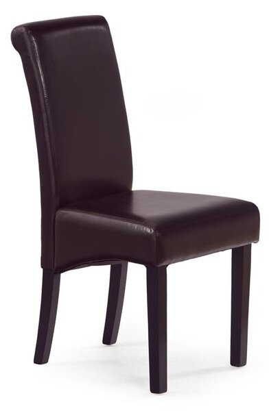 Halmar Jídelní židle NERO, tmavě hnědá