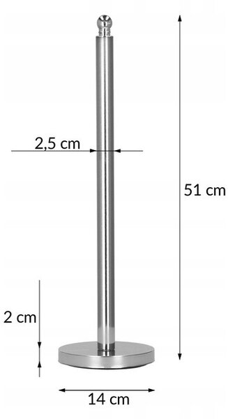 Držák se zásobníkem na toaletní papír SPRINGOS TS0003 chrom
