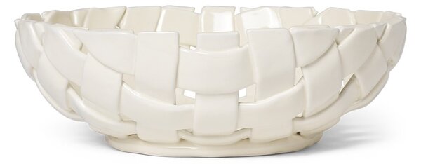Keramická mísa Plait Off-white 30 cm